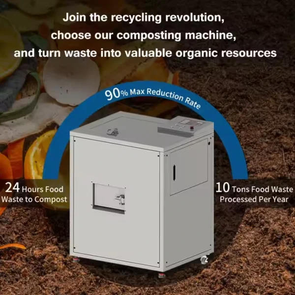 Commercial kitchen food waste garbage disposer compost maker machine food compost machine organic compost machine - Image 2
